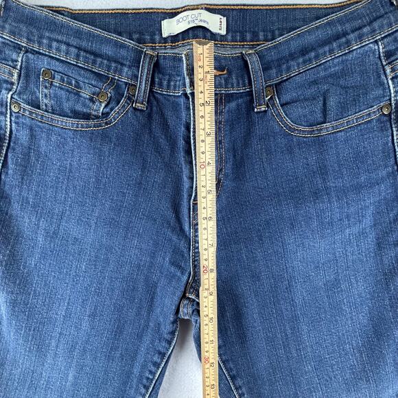 Levis Strauss and Co 515 Womens Bootcut Jeans Sz 8 M Slim Stretch Denim Western - Picture 8 of 11